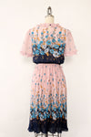 Pleated Night Floral Dress XS/S
