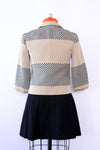 Etro Checkered Crop Blazer S