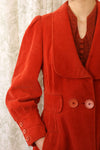 Coral Cord Rennaisance Jacket S-S/M