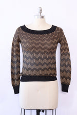 Missoni Metallic Zig Zag Sweater S/M