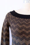 Missoni Metallic Zig Zag Sweater S/M