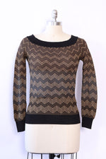 Missoni Metallic Zig Zag Sweater S/M