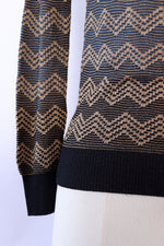 Missoni Metallic Zig Zag Sweater S/M