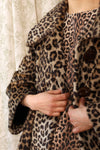 Leopard Faux Fur Swing Coat S-L