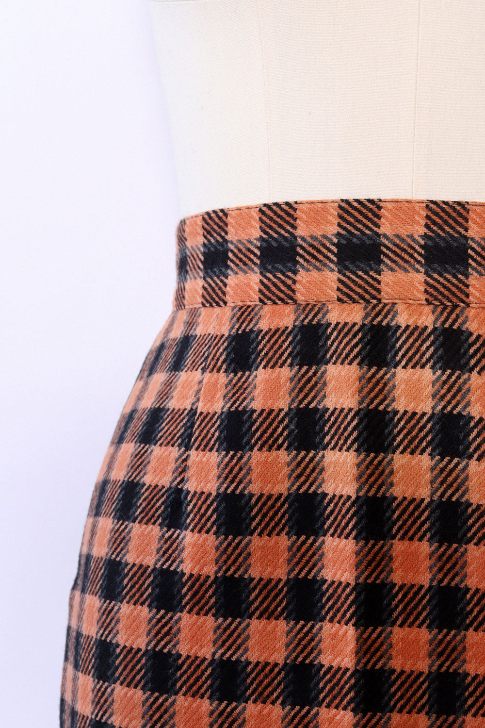 Clementine Checkered Skirt XS