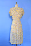 Sunshine Yellow Atomic Day Dress M