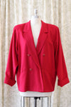 Max Mara Hot Pink Wool Jacket M-M/L