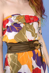 Ragtime Hibiscus Strapless Dress S/M