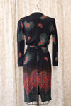 Tailleur Rayon Paisley Belted Dress S/M