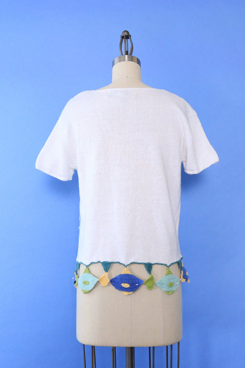 Underwater Novelty Knit Top M