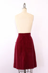 Boysenberry Corduroy Pocket Skirt XS/S