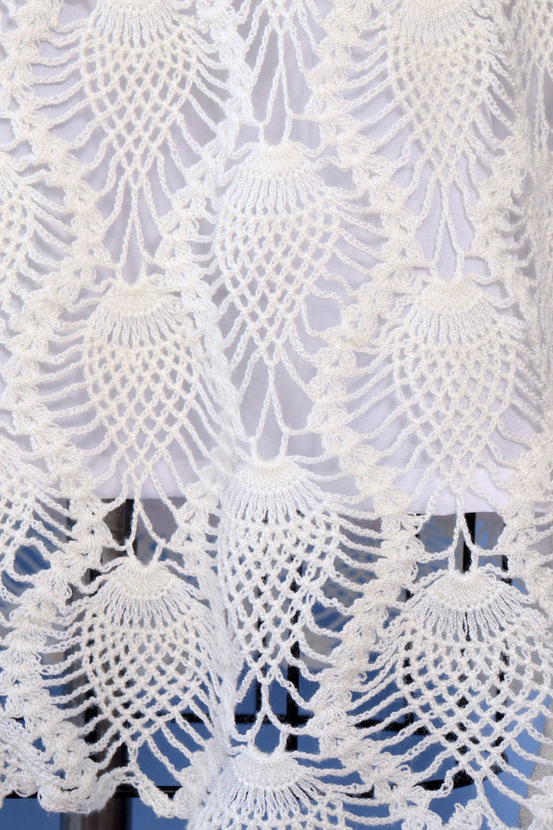 white crochet overlay dress Crochet Lace Overlay Midi Spaghetti Strap Dress