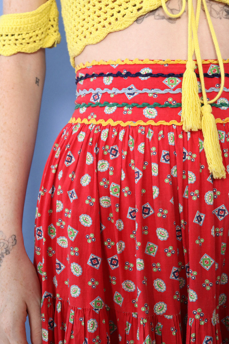 Ric Rac Patio Full Circle Skirt S – OMNIA