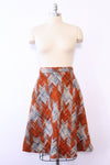 Chunky Woven Wool Skirt S-S/M