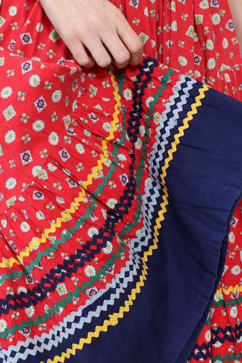 Ric Rac Patio Full Circle Skirt S – OMNIA