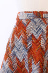 Chunky Woven Wool Skirt S-S/M