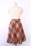 Chunky Woven Wool Skirt S-S/M