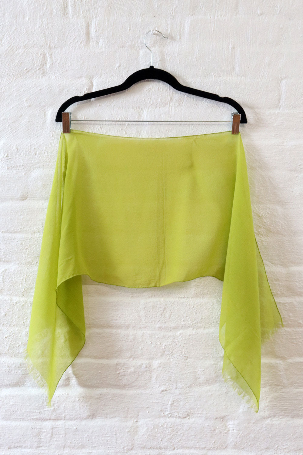 Chartreuse Chiffon Stole