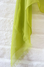 Chartreuse Chiffon Stole