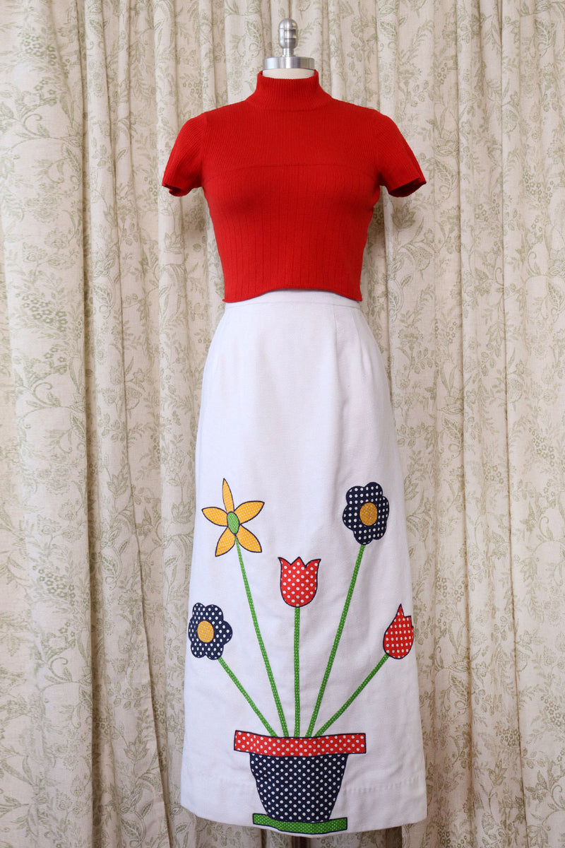Flower Pot Applique Maxi M