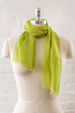 Chartreuse Chiffon Stole