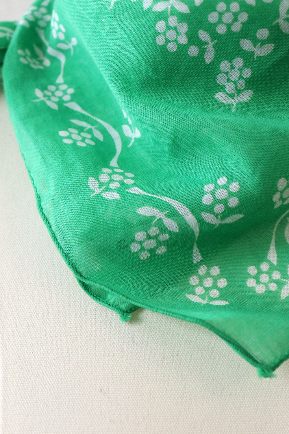 Green Buds Cotton Bandana