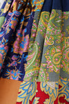 Earthy Patchwork Bohemia Skirt S