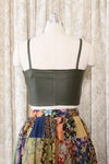 Santandrea Olive Leather Tank XS