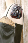 Santandrea Olive Leather Tank XS