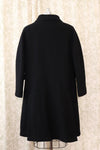 1960s Donnybrook Ribbed Wool Coat M