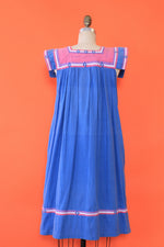 Blueberry Quilted Smock Dress S/M