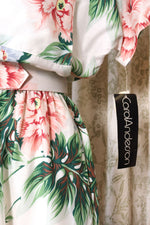 Carol Anderson Floral Rayon Deadstock Dress L/XL