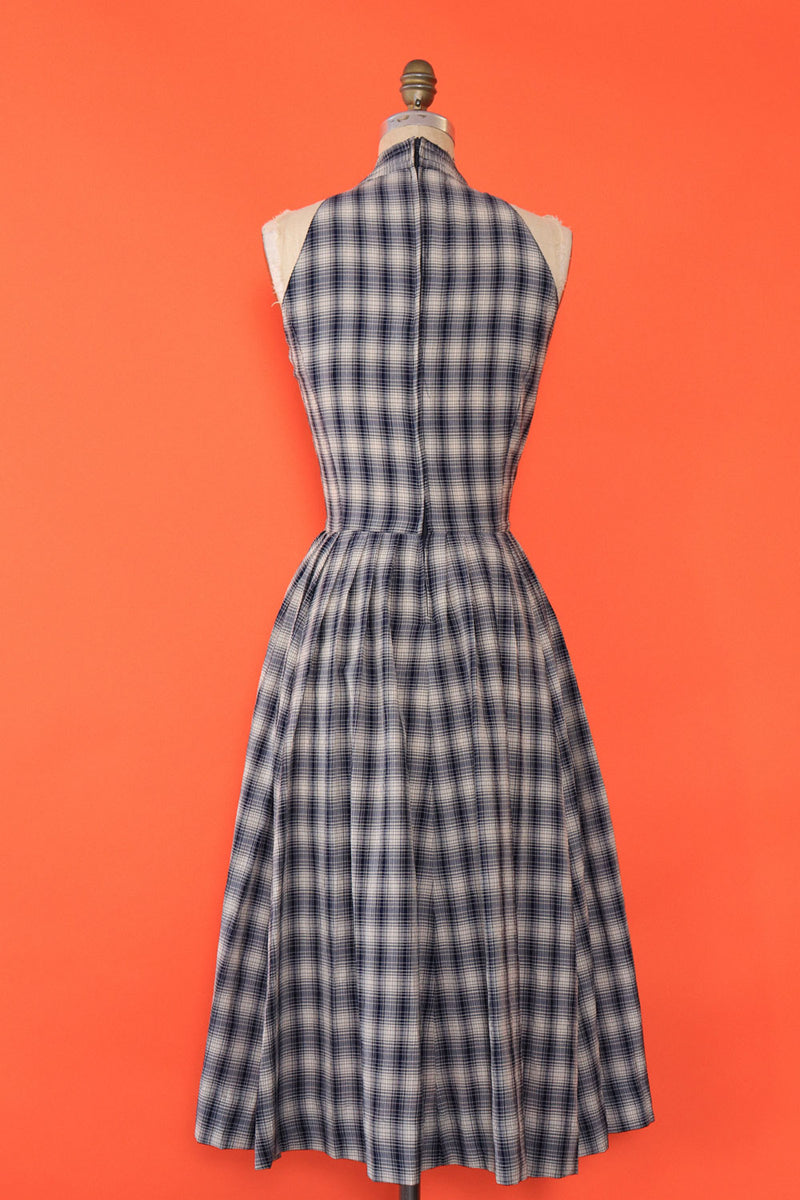 Tartan bardot hotsell dress