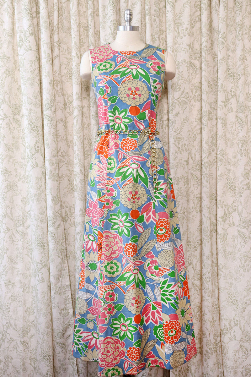 Fanciful Mum Print Maxi S/M