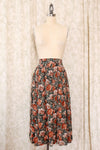 Cafe Floral Midi Skirt XS
