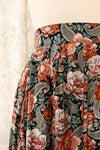 Cafe Floral Midi Skirt XS