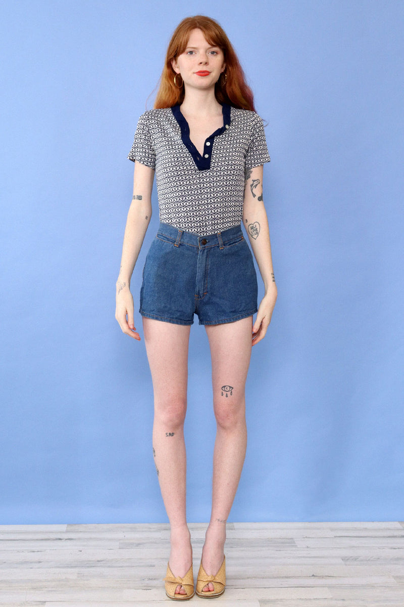 Denim Short Shorts XS