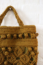 Raffia Macrame Tote