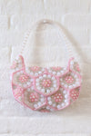 Candy Pink Rosette Purse
