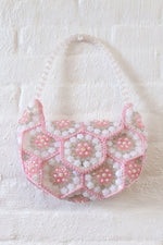 Candy Pink Rosette Purse