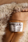 Jaeger Fur Collar Camel Jacket S-S/M