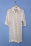 Natural Netted Polo Dress S-L