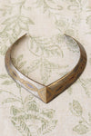 Etched Brass Collar Necklace