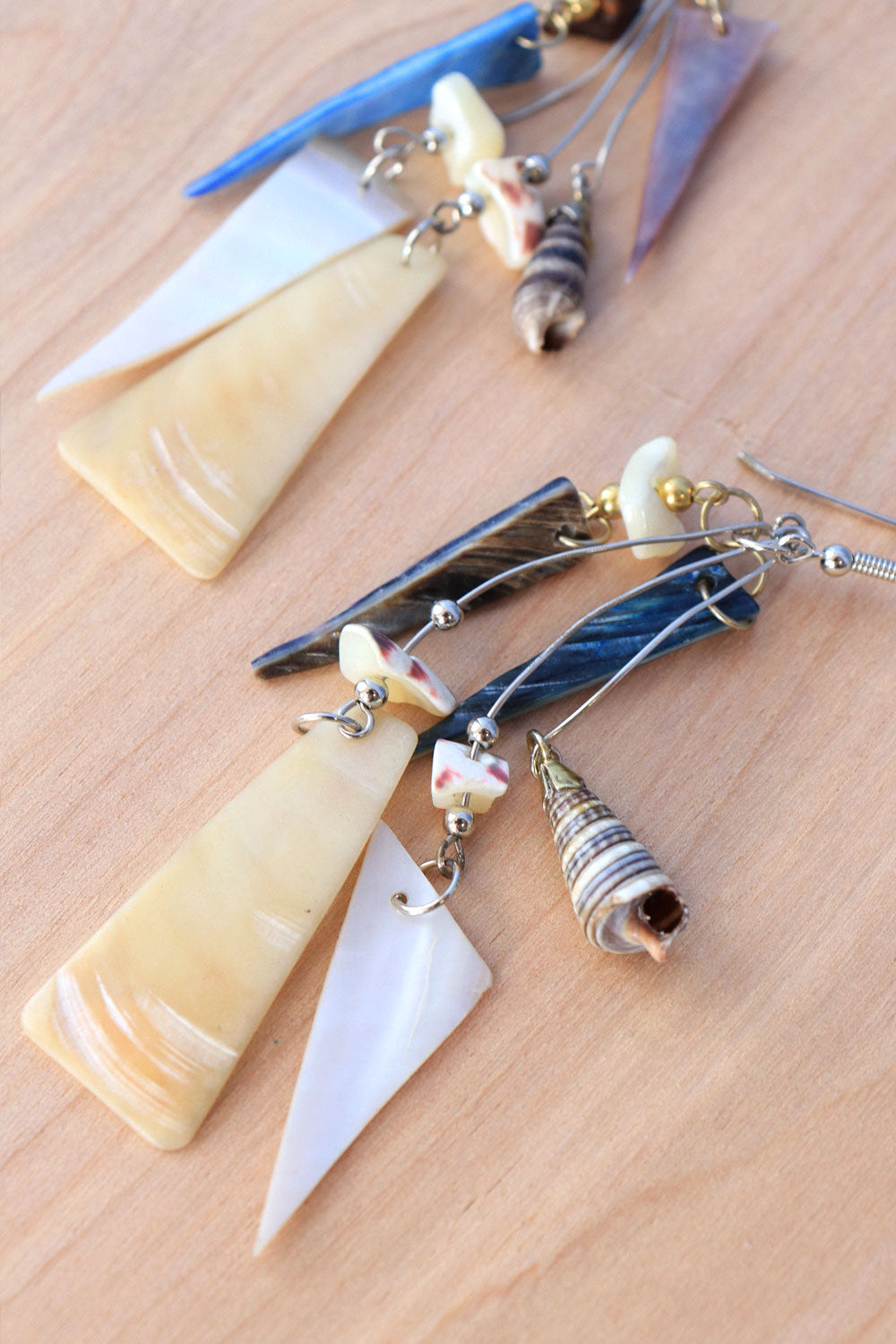 Multi-Shell Mobile Earrings