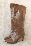 Bronze Flame Leather Boots 8