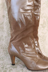 Bronze Flame Leather Boots 8