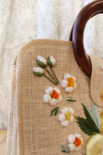 Raffia Fruit Basket Bag (XL)