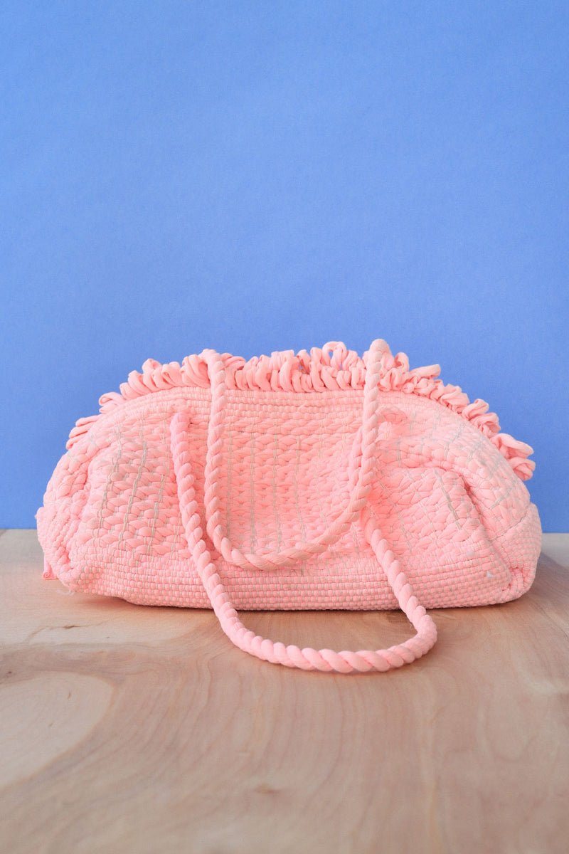 Looped Dayglo Cord Purse