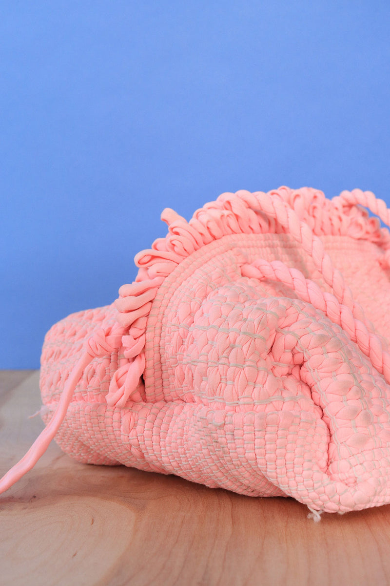 Looped Dayglo Cord Purse