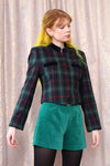 Spruce Plaid Fitted Jacket XS/S